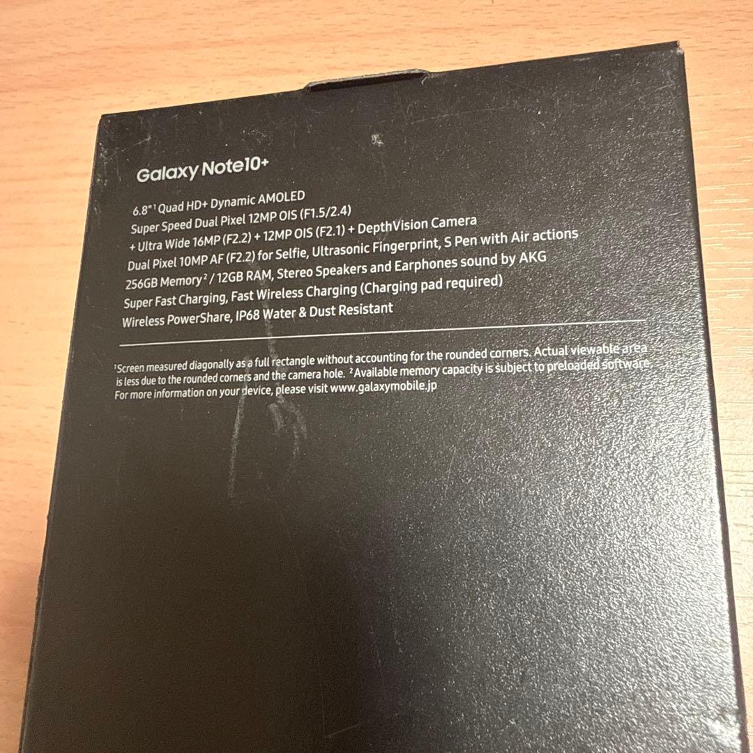 Galaxy Note10+ 本体 充電器 イヤフォン付き