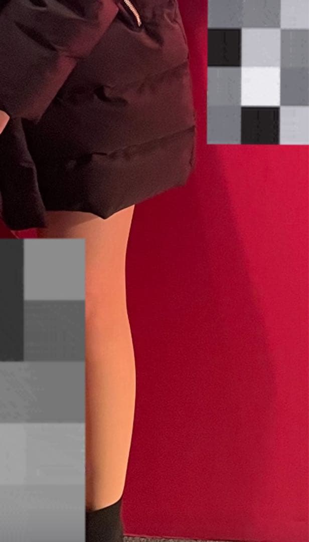 ZARA フェイクファーフーデッドダウン パフジャケット ダウン コート