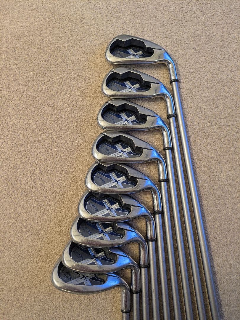 【名器】Callaway キャロウェイ X-18 9本アイアンセット S JV