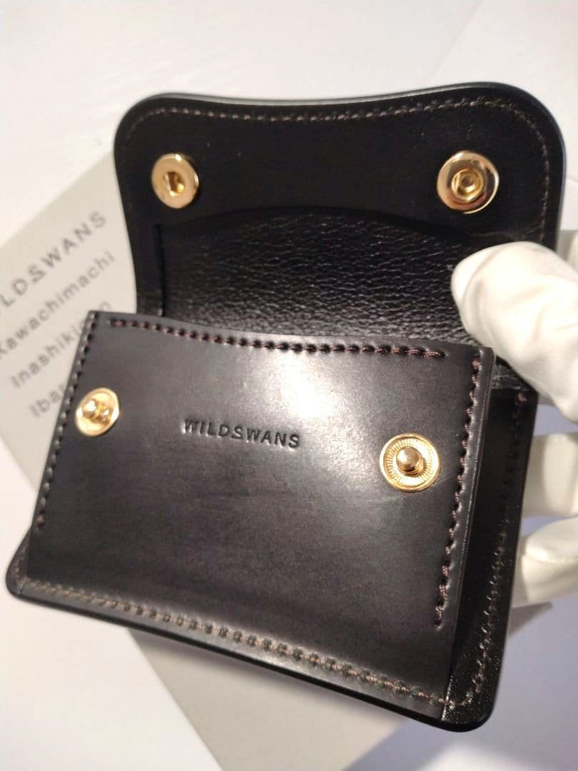 WILDSWANS ブラック シェルコードバン タング