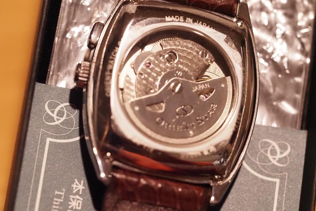 ORIENT STAR ブラウンレザー 時計