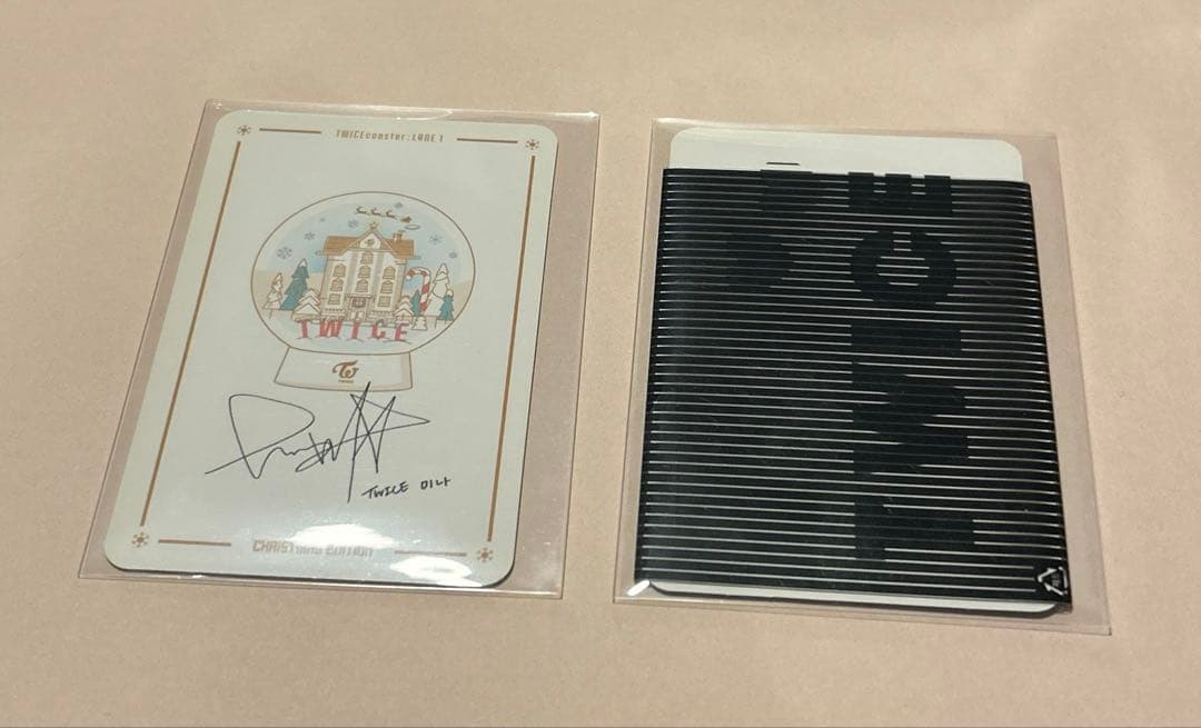 TWICE ミナ トレカ クリスマス2枚