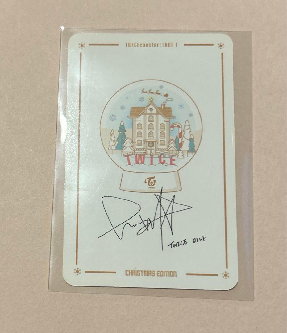 TWICE ミナ トレカ クリスマス2枚