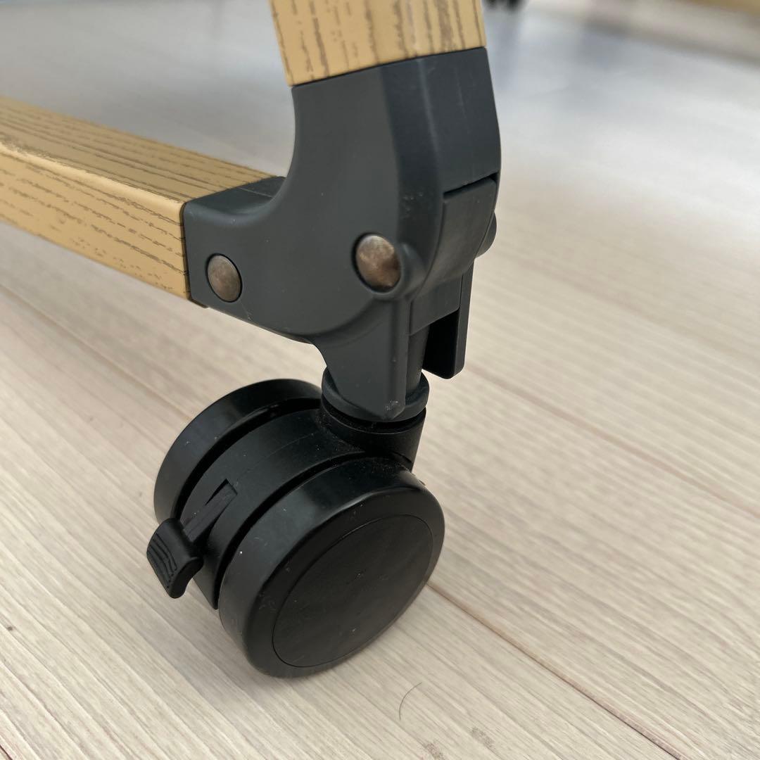 HZDMJ 折りたたみベビーベッド　グレー