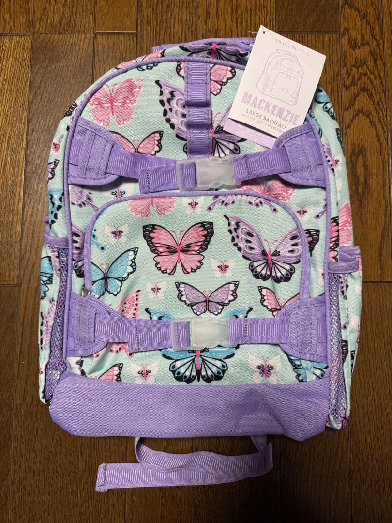 【新品】Pottery Barn リュック butterfly ラベンダー