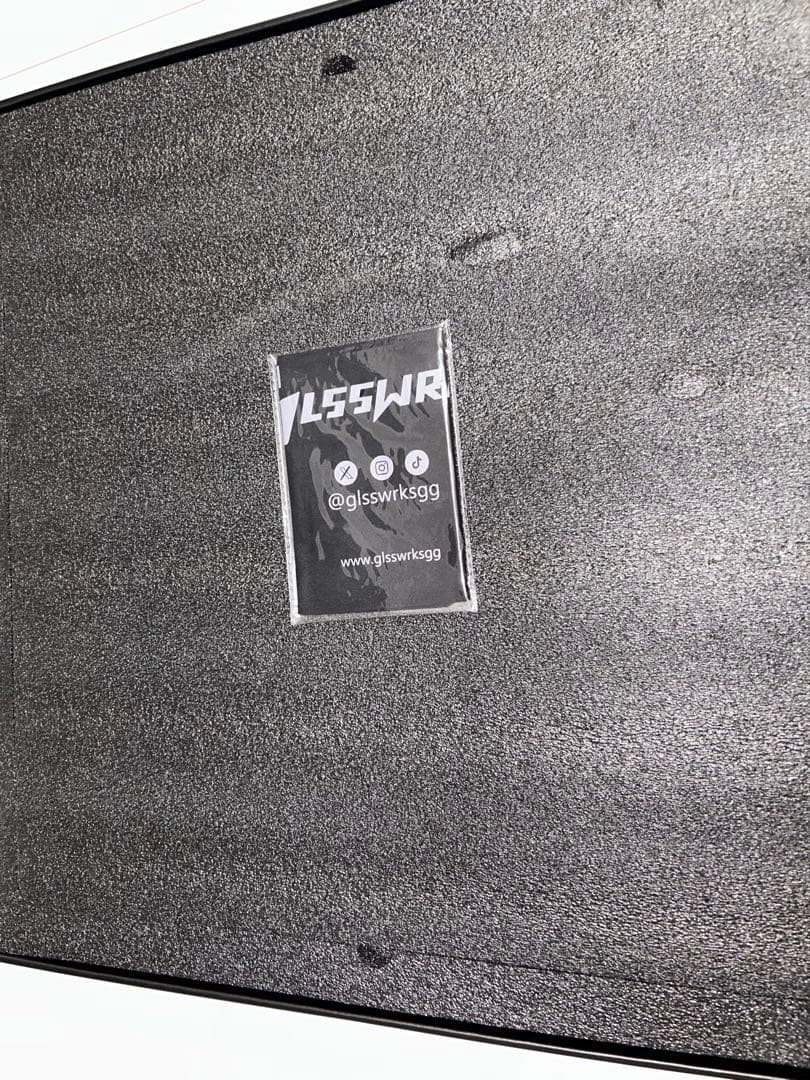 マウス・トラックボール GLSSWRKS Kazemi Premium Glass Mousepad