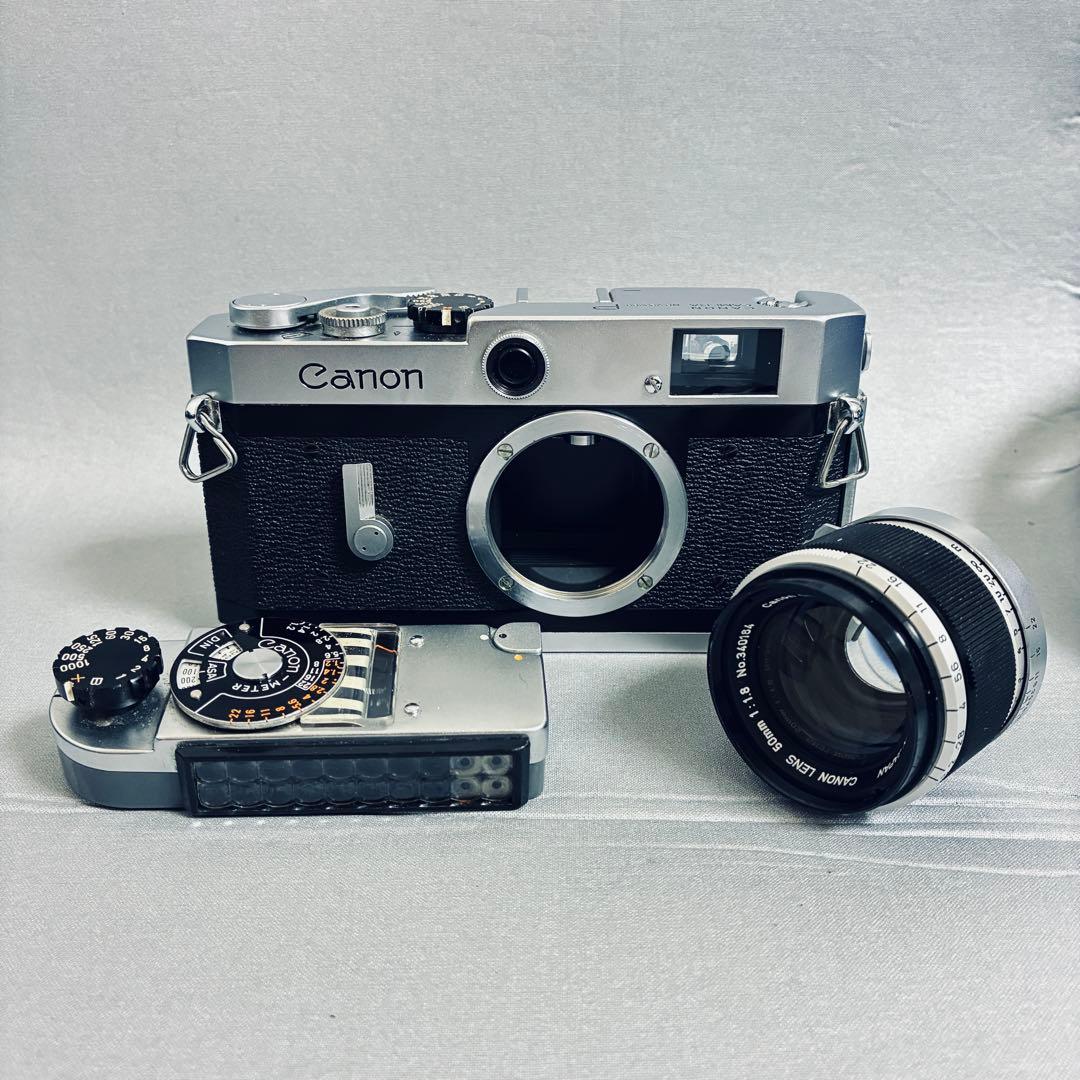 試写作例付　canon p 露出計付　50mm f1.8