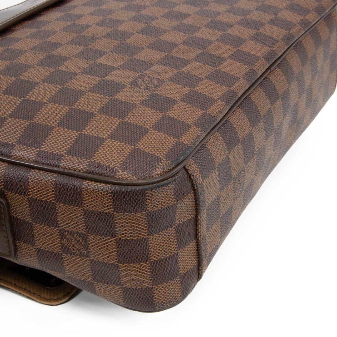 本物 ヴィトン メッセンジャーバッグ メンズ シェルトンMM ダミエ 茶色