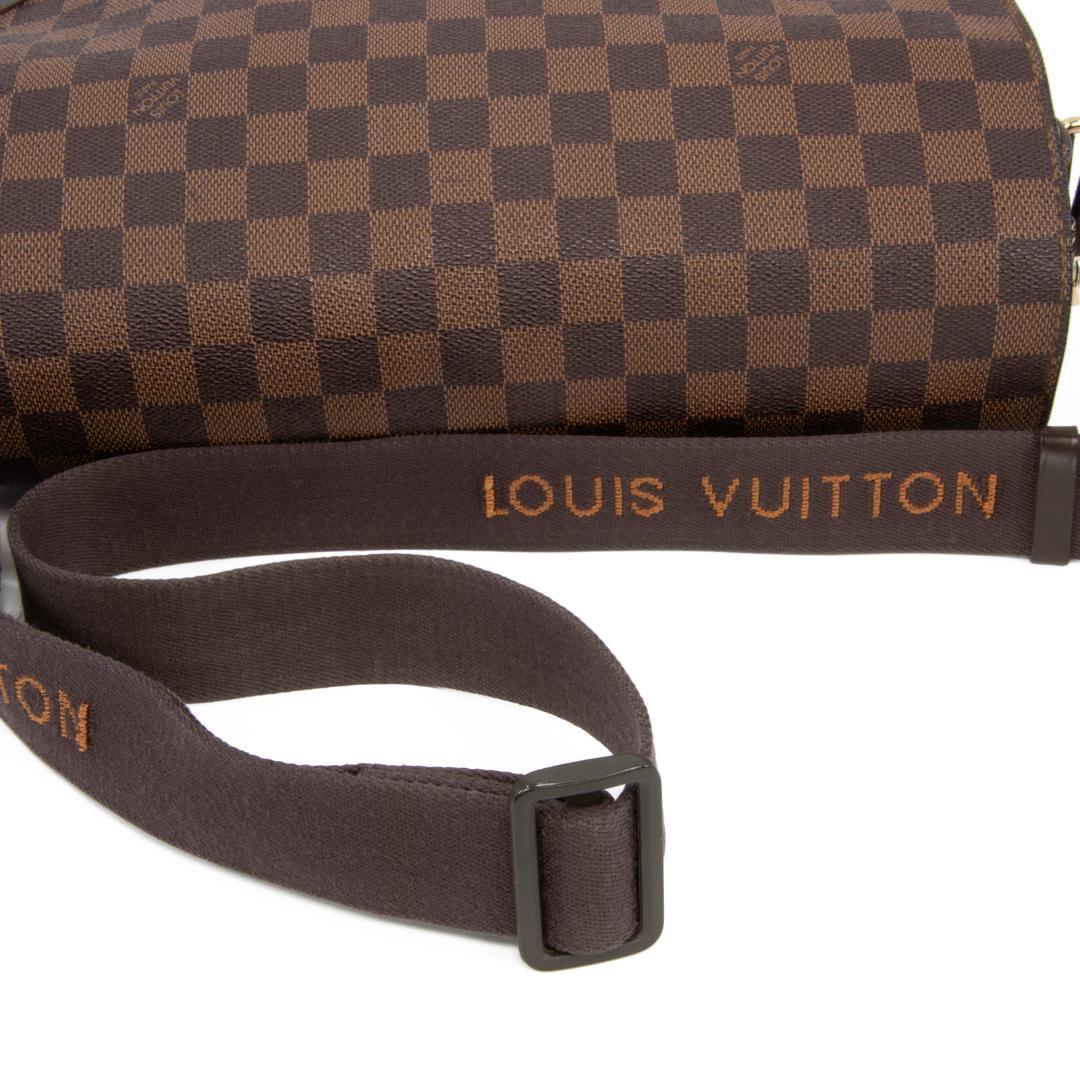 本物 ヴィトン メッセンジャーバッグ メンズ シェルトンMM ダミエ 茶色