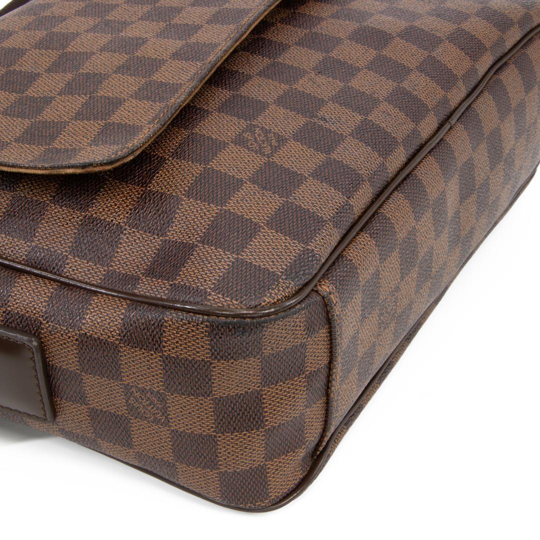 本物 ヴィトン メッセンジャーバッグ メンズ シェルトンMM ダミエ 茶色