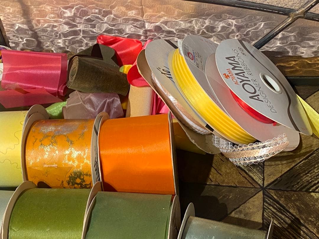 ふ*ー様 未使用 青山リボン 大量 セット まとめ売り まとめて 資材 ラッピン