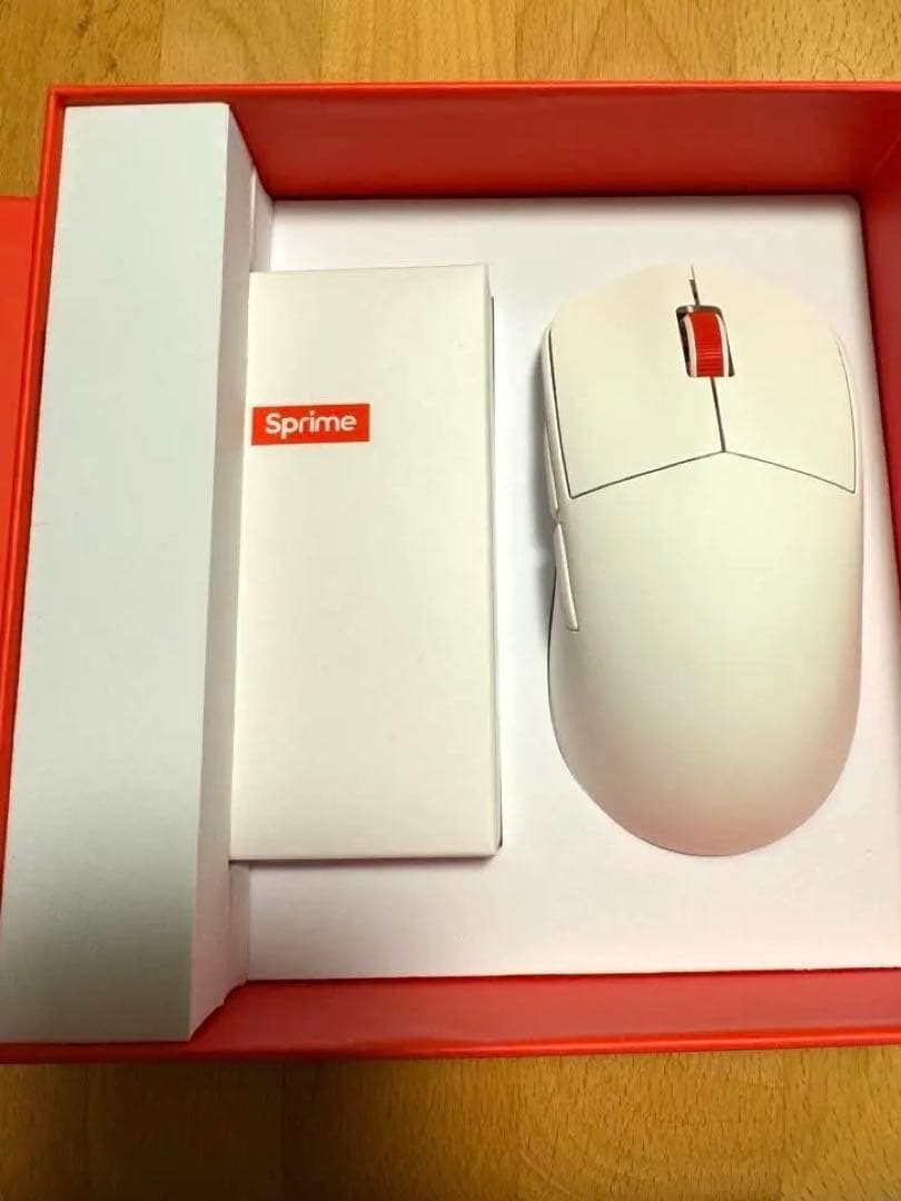 Sprime pm1 ホワイト　ゲーミングマウス　完全未使用