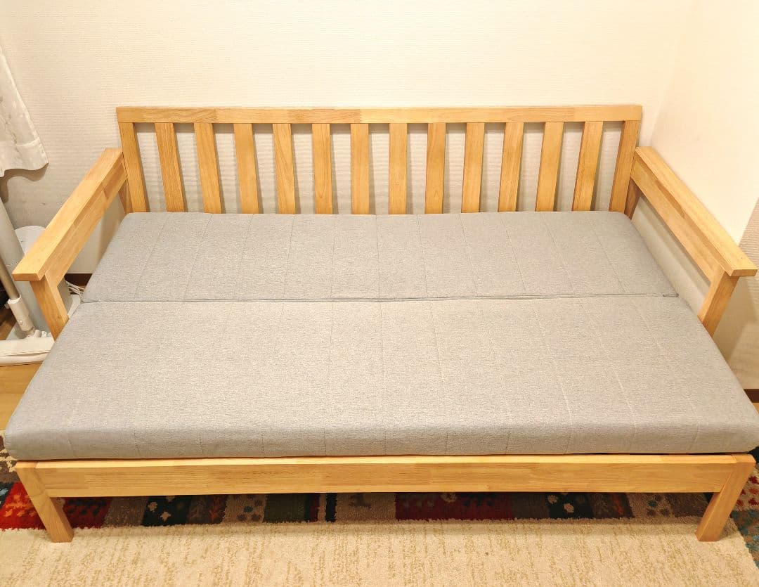 ソファベッド グレー 美品
