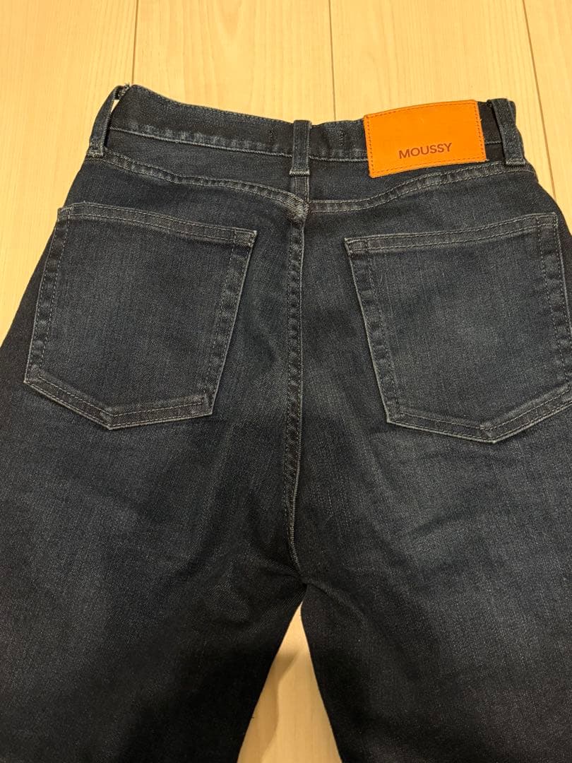 MOUSSY ADVANCED LONG LEG フレア　23インチ　D/BLU