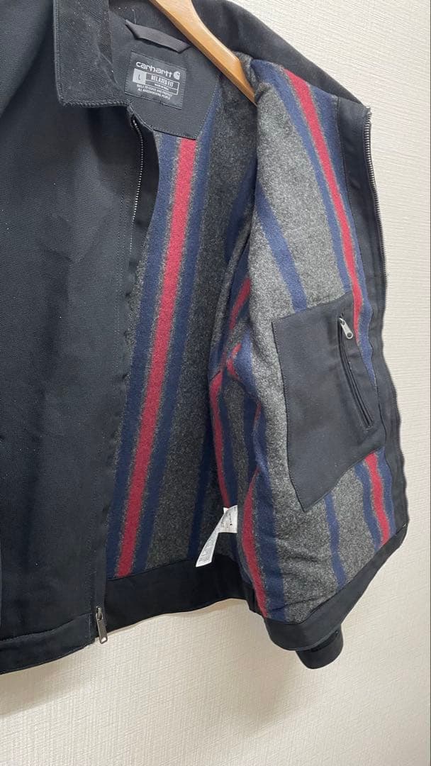 carhartt ブラック デトロイトジャケット L
