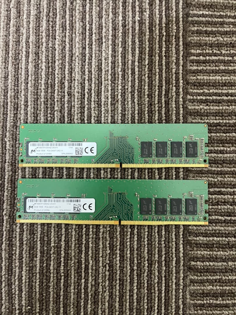 Micron DDR4-2400 8GB×2 16GB デスクトップ用メモリ純正