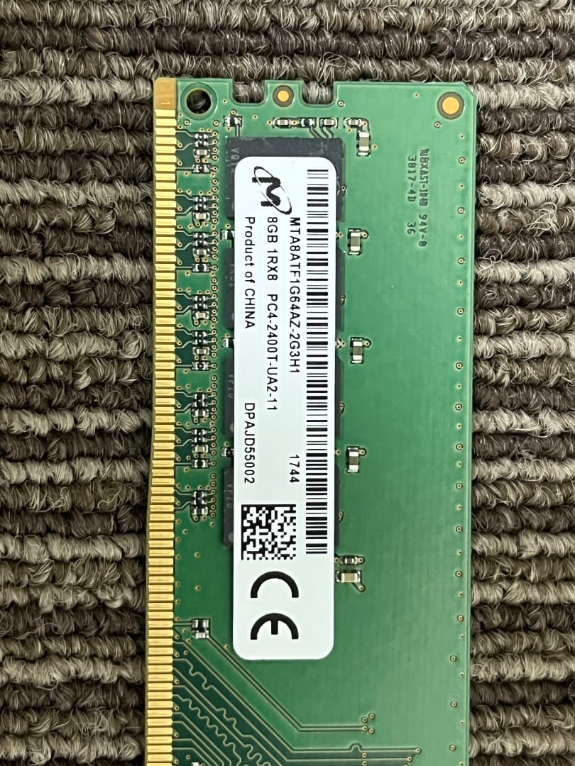 Micron DDR4-2400 8GB×2 16GB デスクトップ用メモリ純正