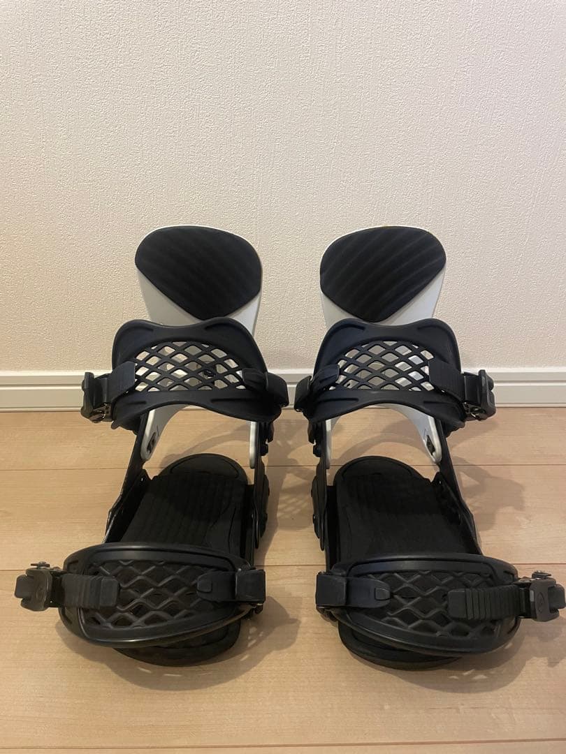 値下げ　RIDE スノーボード ビンディング ホワイト/ブラック