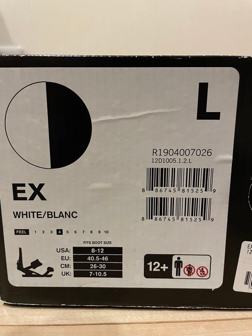 値下げ　RIDE スノーボード ビンディング ホワイト/ブラック