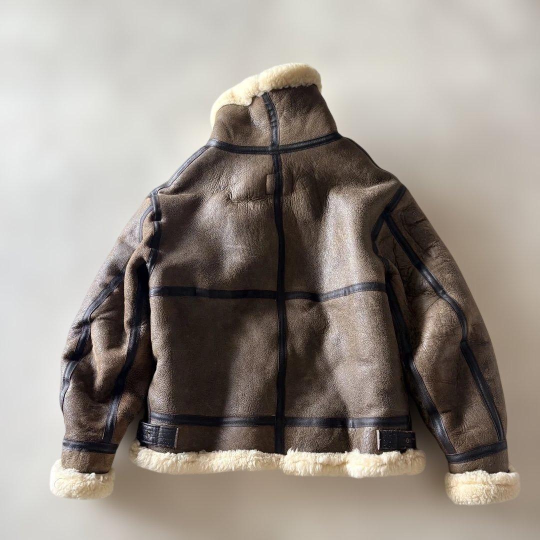 AVREX/B03/38サイズ/AC-17755/ブラウン/ボア/ムートン