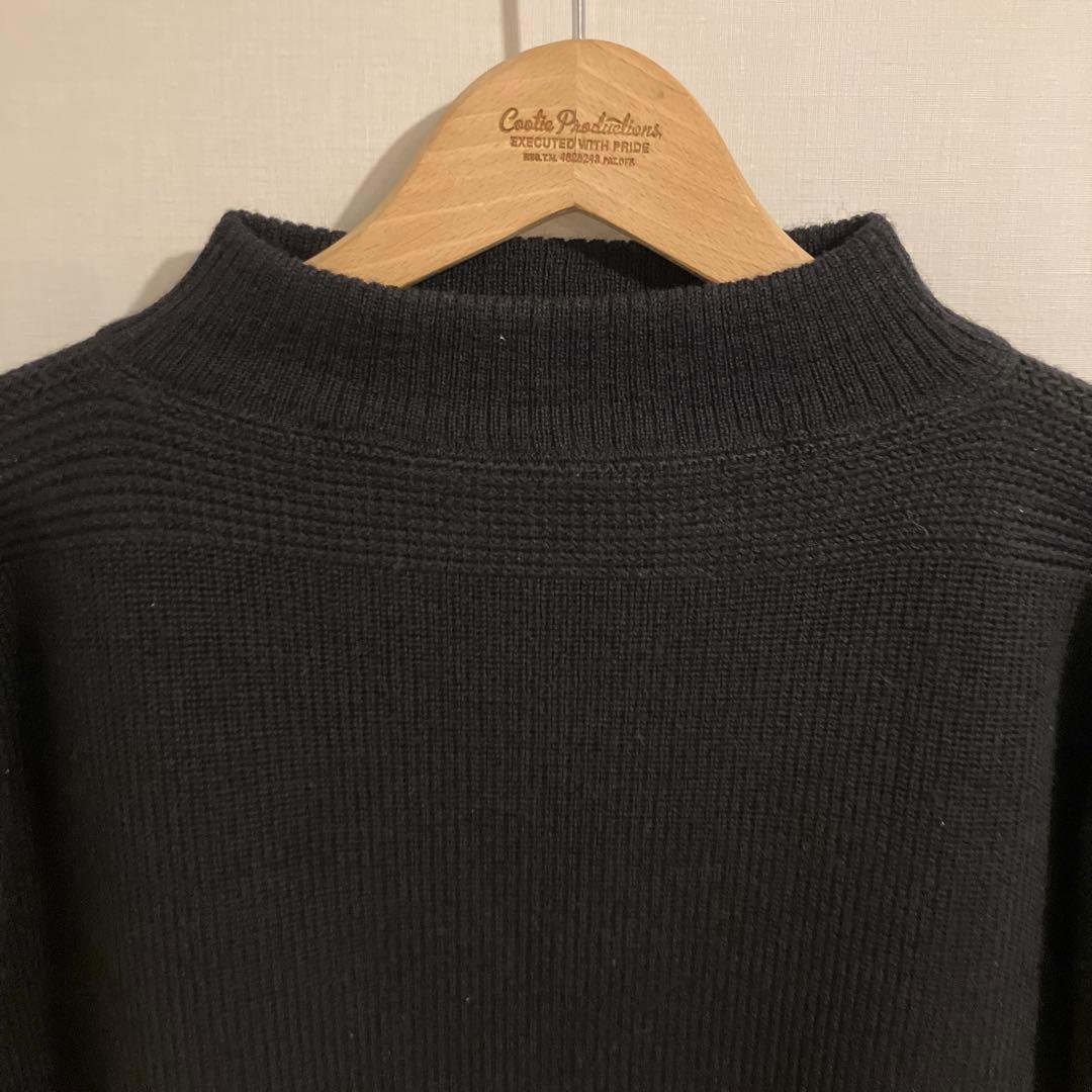 Butcher Products ウールリブ編みニット 42 ブラック