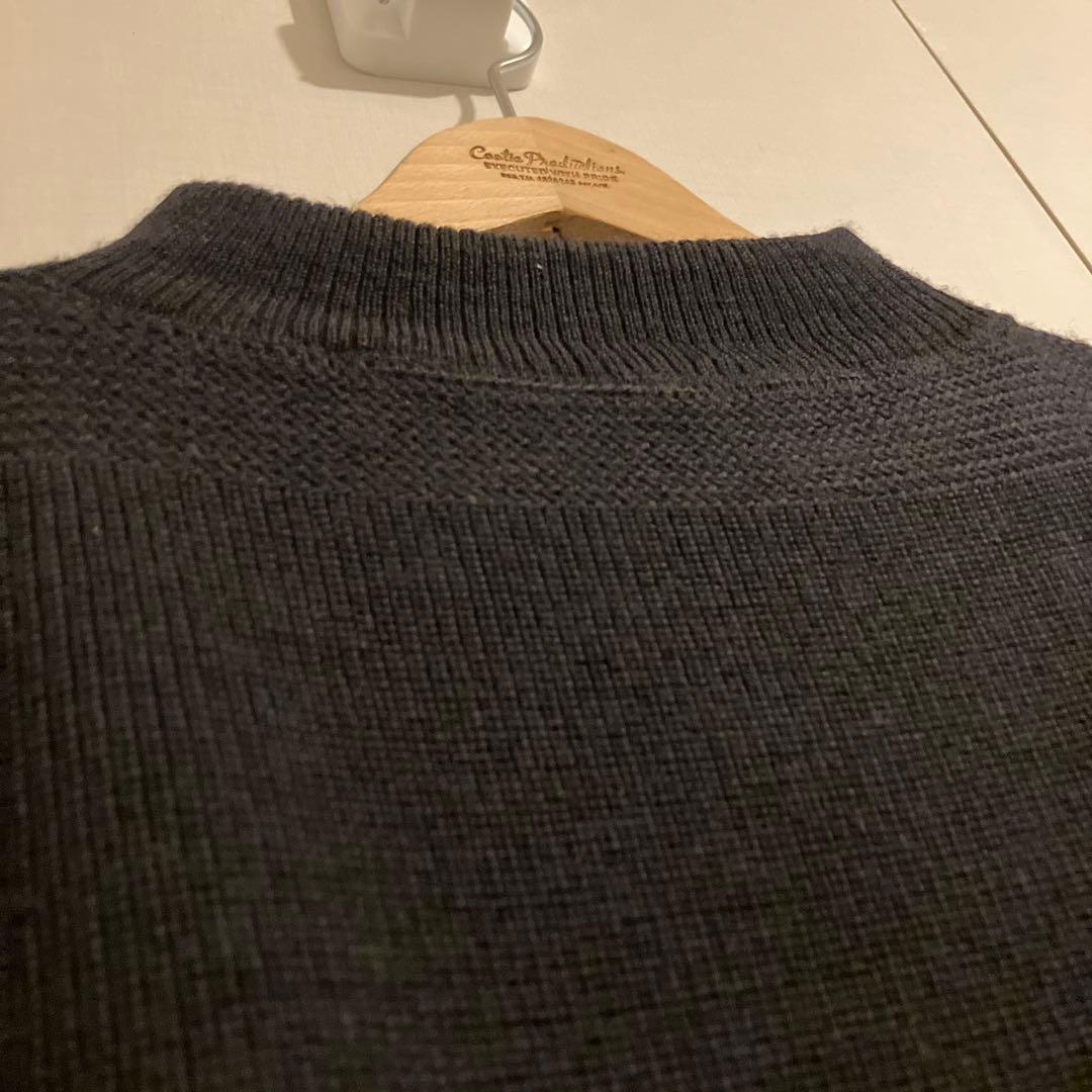 Butcher Products ウールリブ編みニット 42 ブラック