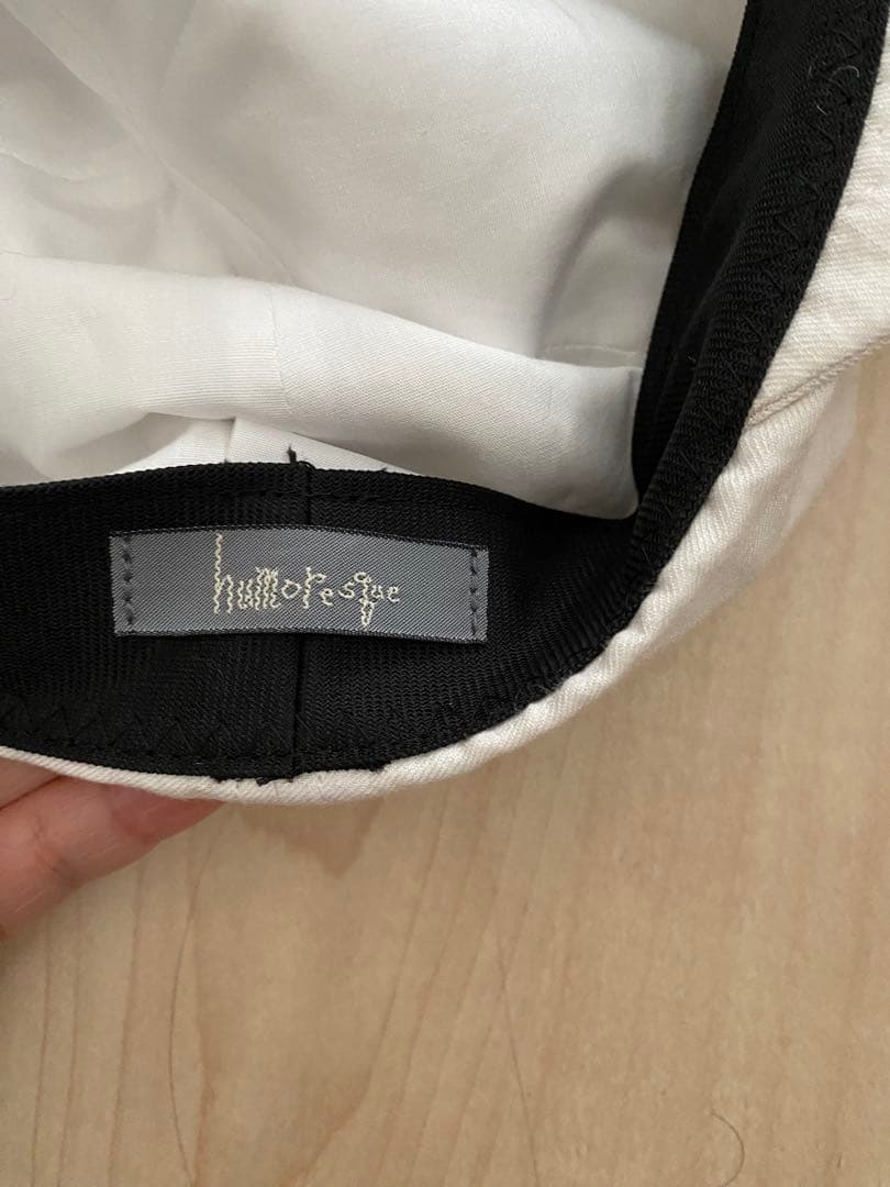 ユーモレスク humoresque キャップ　オフホワイト