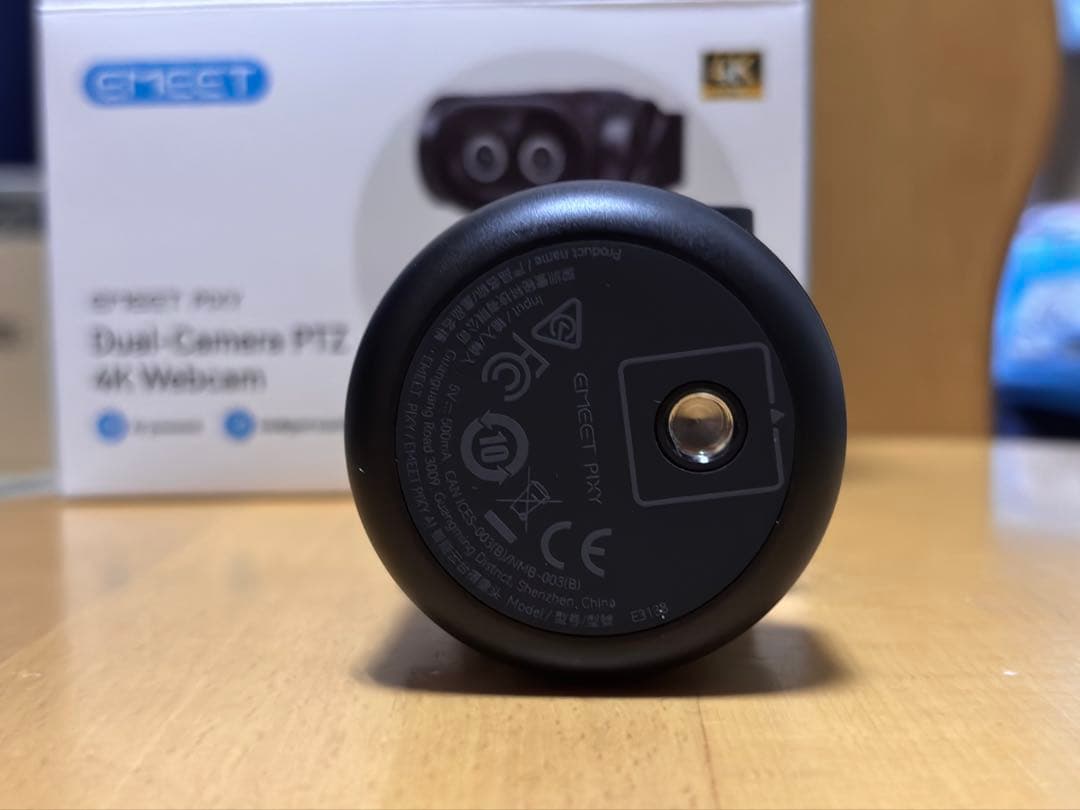 EMEET PIXY 4K 30P デュアルレンズ Webカメラ