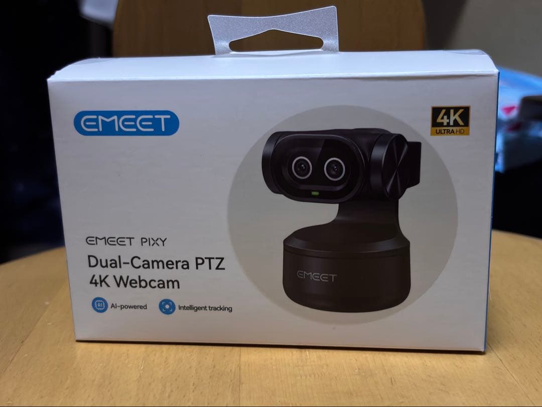 EMEET PIXY 4K 30P デュアルレンズ Webカメラ