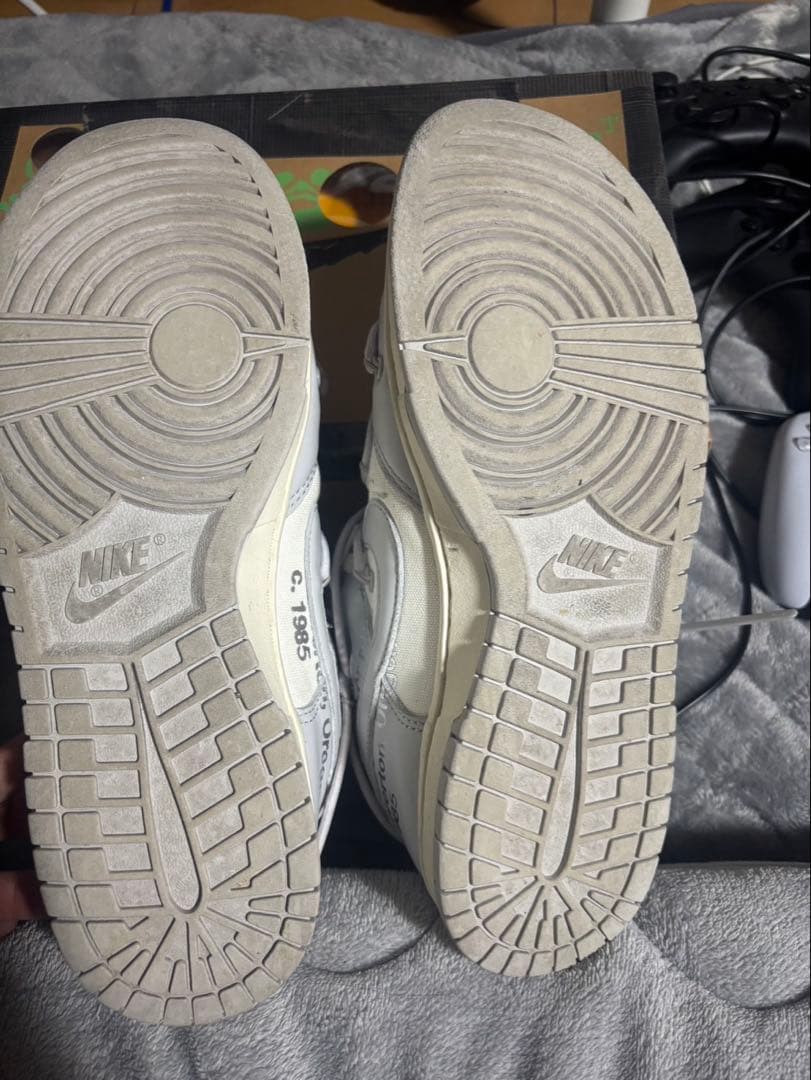 NIKE × off-white dunk low ホワイト 49