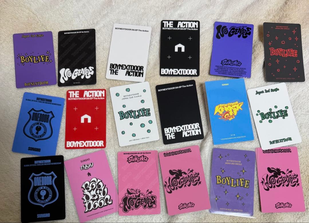 boynextdoor ソンホ トレカ セット まとめ売り