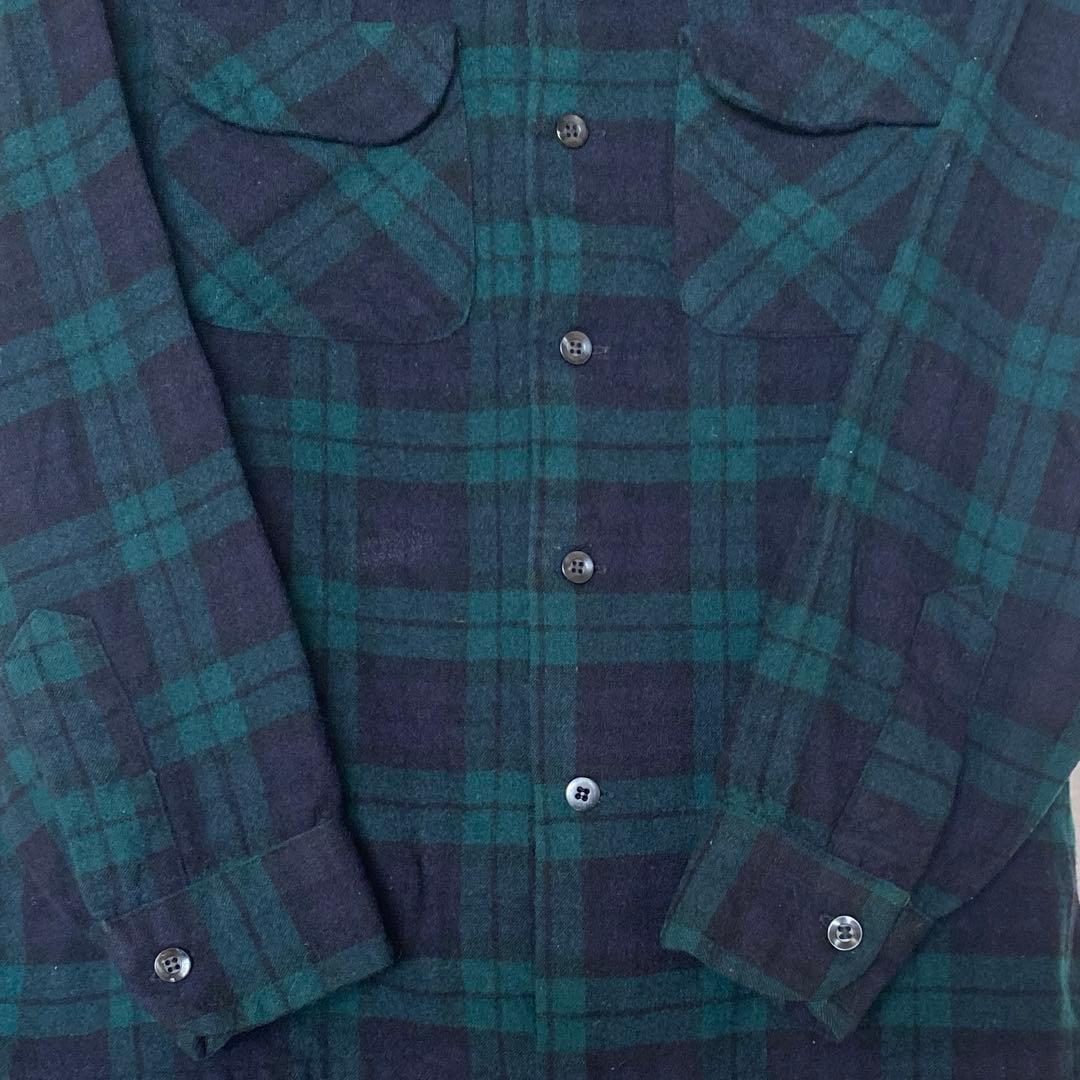 70s Pendleton ペンドルトン ブラックウォッチ ボードシャツ USA