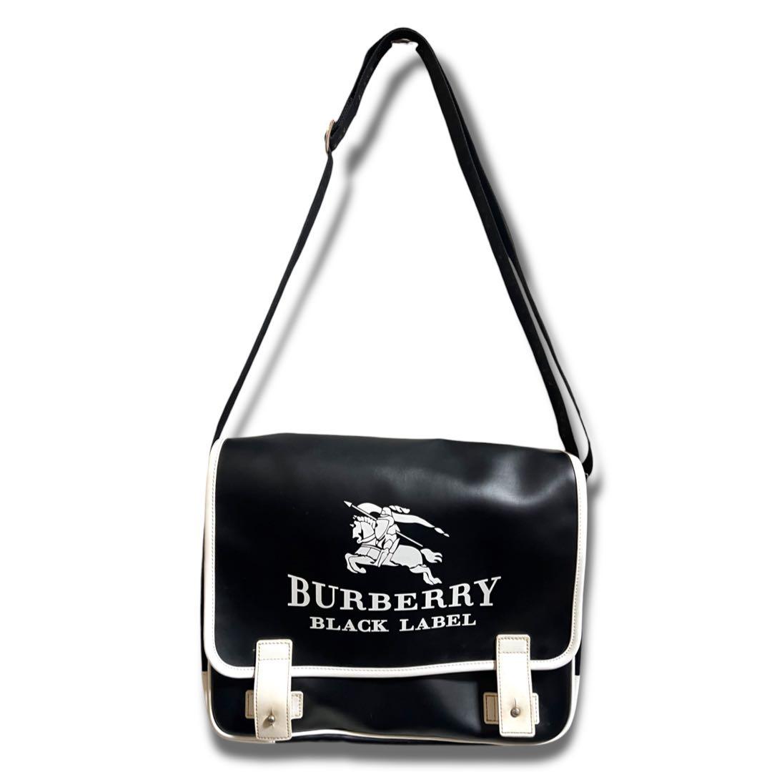 希少 大人気 00s バーバリー ブラックレーベル メッセンジャーバッグ y2k