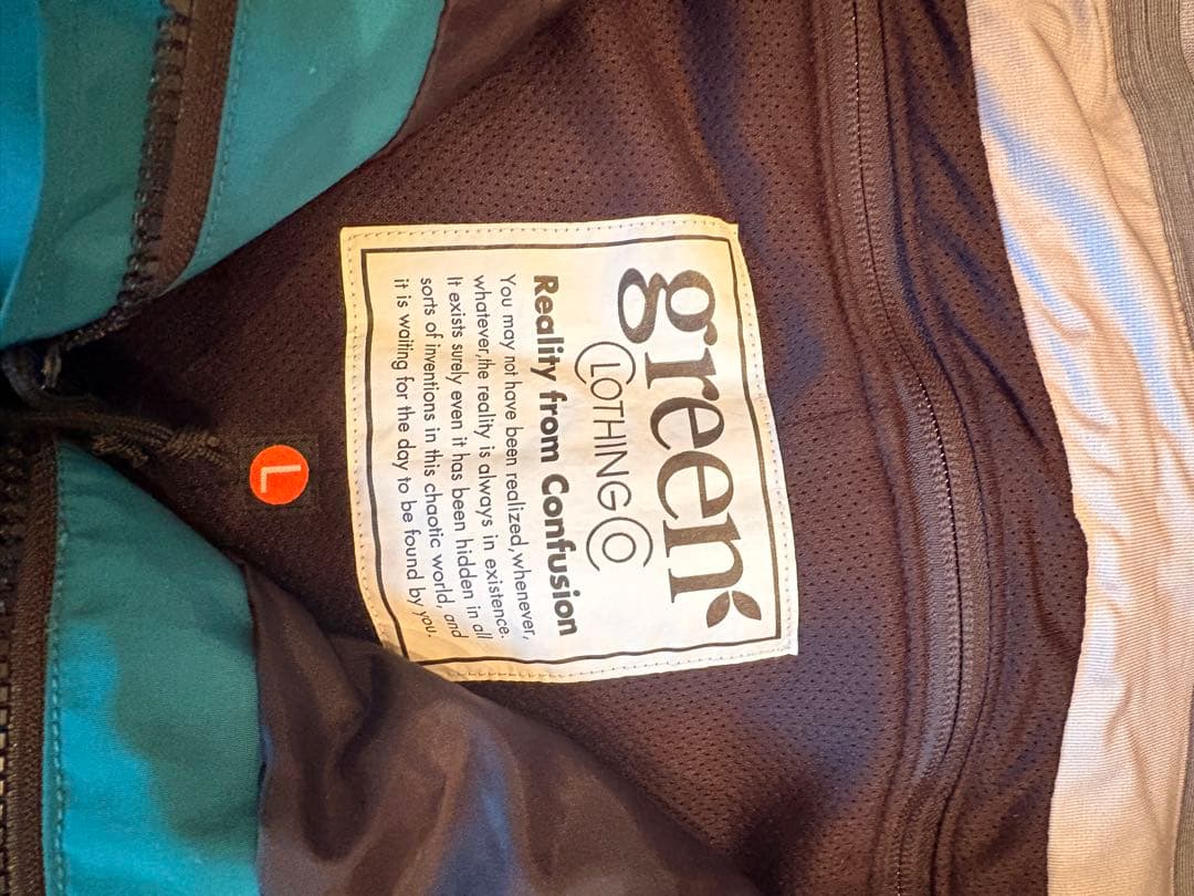 Green clothing グリーンクロージングBIB PANTS Lサイズ