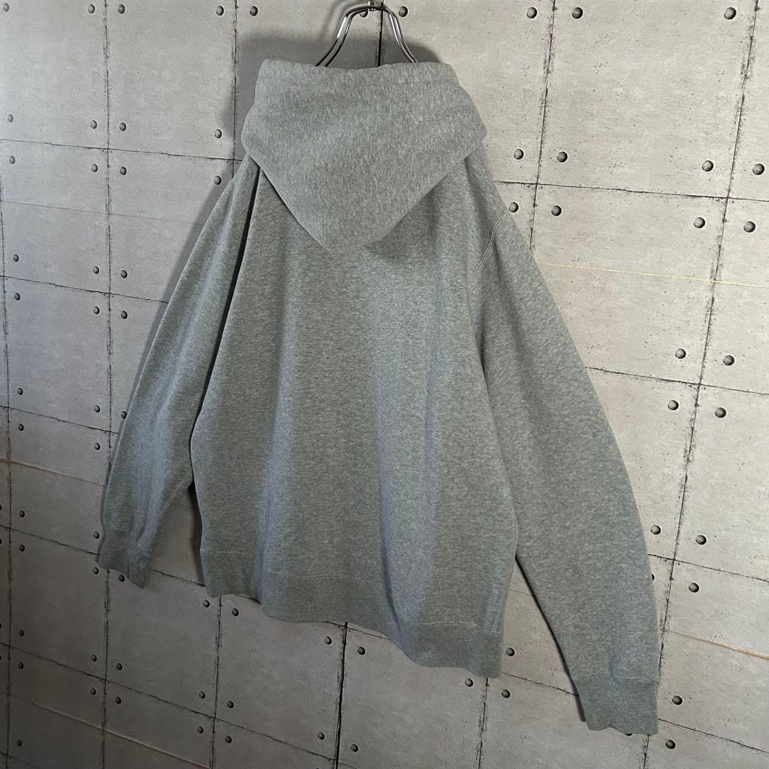 【大人気モデル】アベイシングエイプ☆センタービッグロゴ XL パーカー グレー