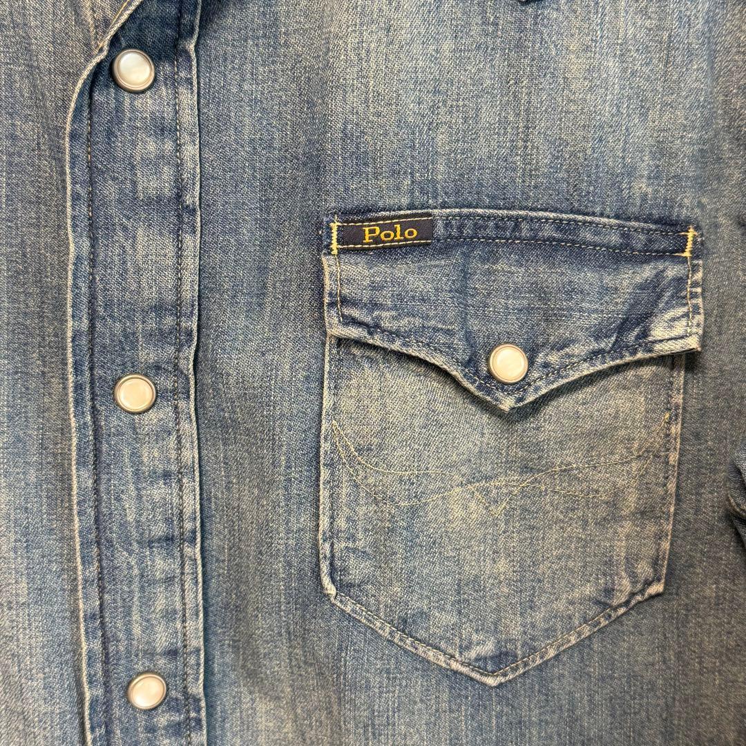 POLO RALPH LAUREN アイコンデニムウエスタンシャツ