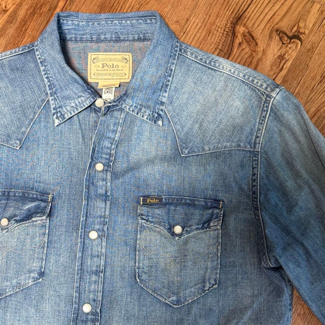 POLO RALPH LAUREN アイコンデニムウエスタンシャツ