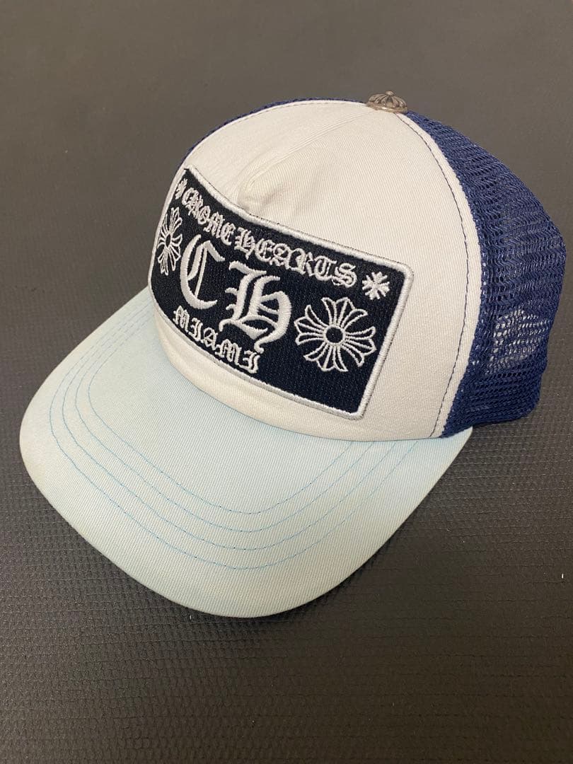 クロムハーツChrome Heartsマイアミ限定CHパッチロゴメッシュキャップ