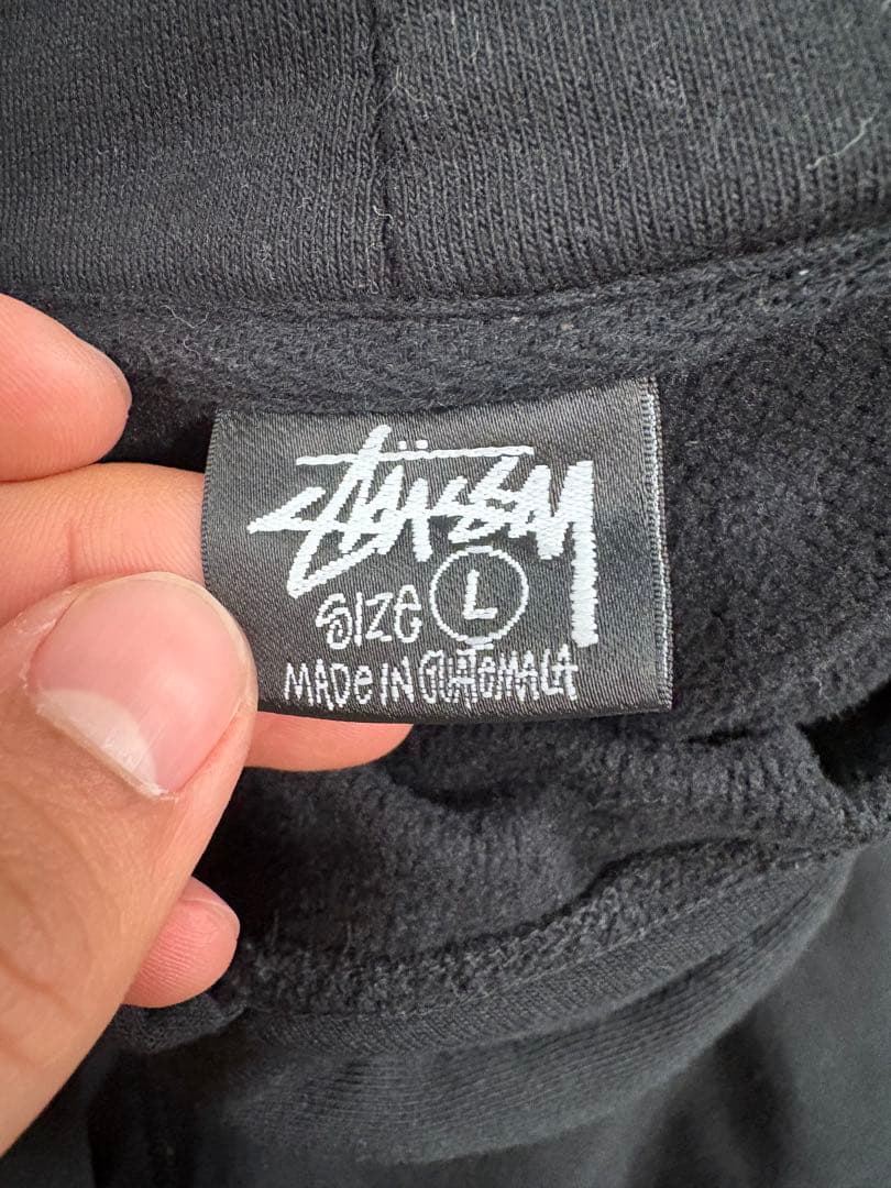 Stussy 8ボールロゴ ブラックパーカー