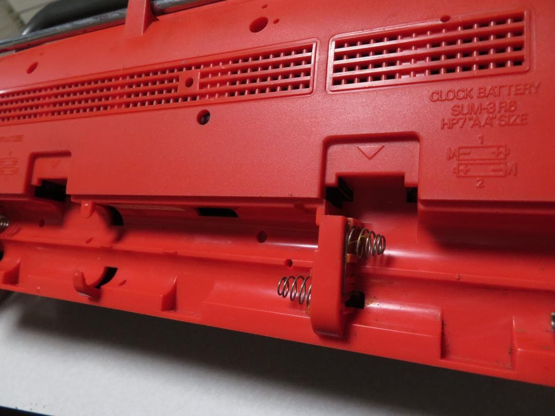 SANYO U4-S12 赤 ラジカセ ジャンク