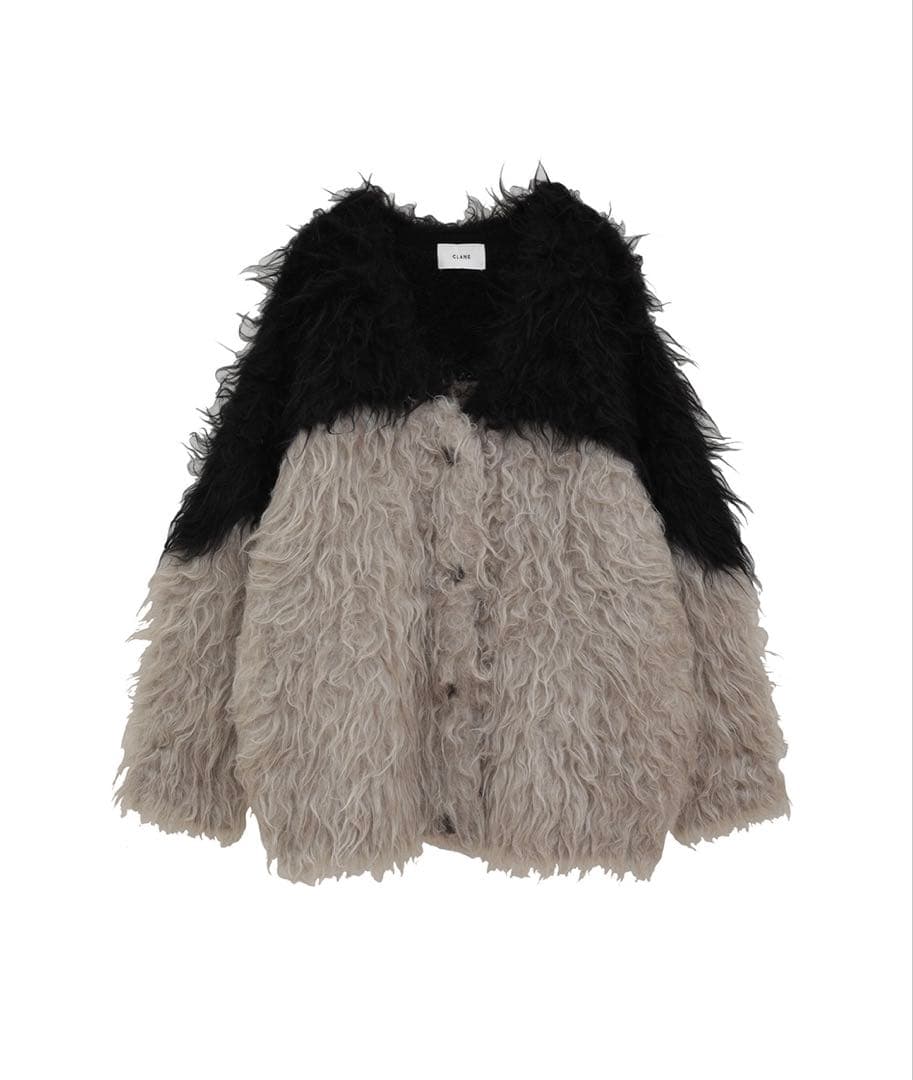 CLANE シャギー　ニット カーディガン 新品 １　正規品　クラネ