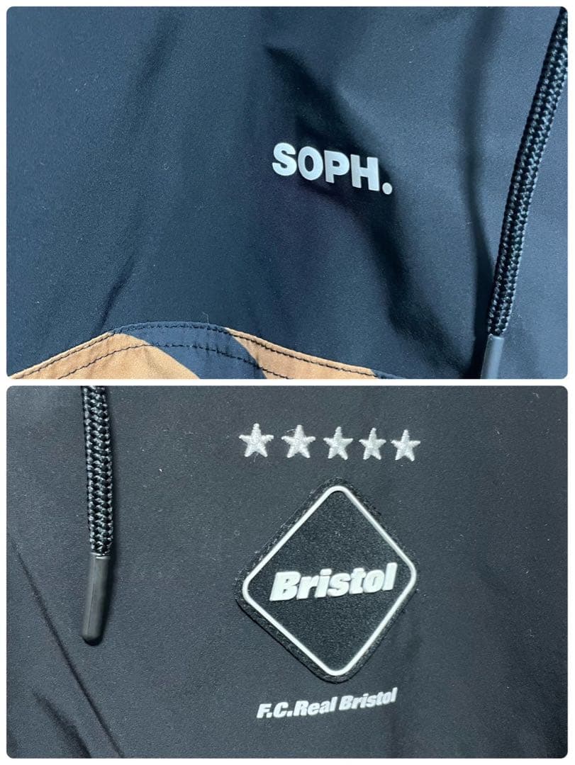 美品 FC.Real ブリストル FCRB 23AW アノラックパーカー ゼブラ