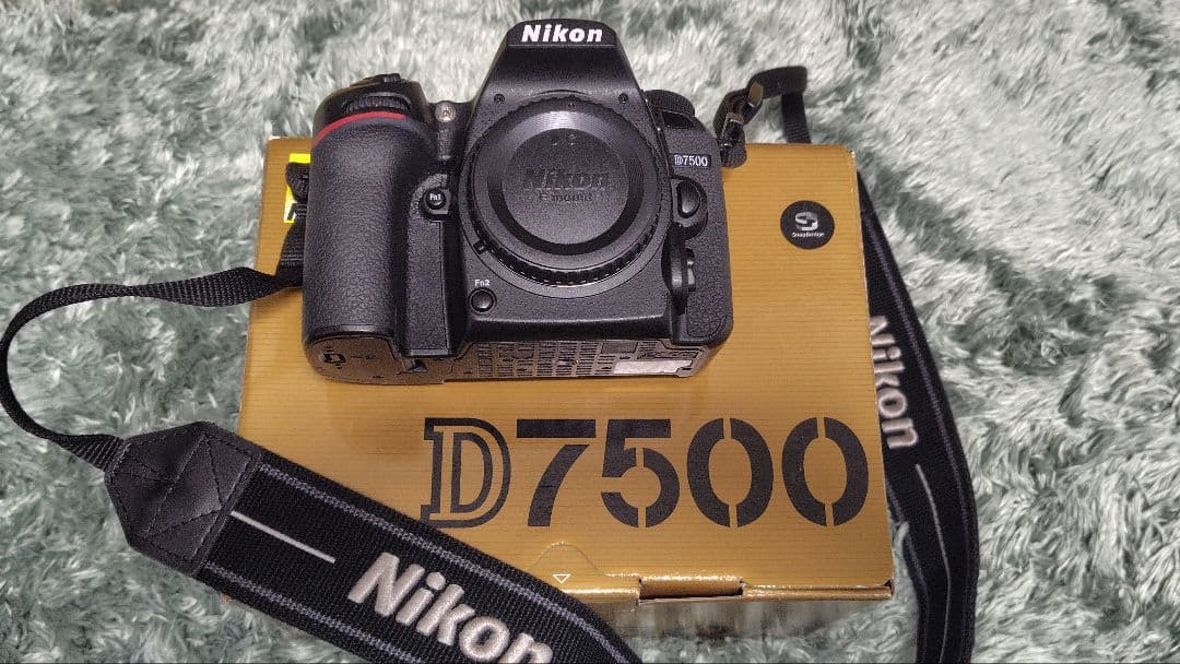 Nikon D7500 デジタル一眼レフカメラ 本体　単焦点レンズ付き　本付き