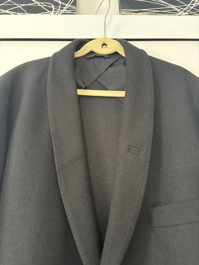 【美品】UNIQLO ルメール 黒 ロングコート L