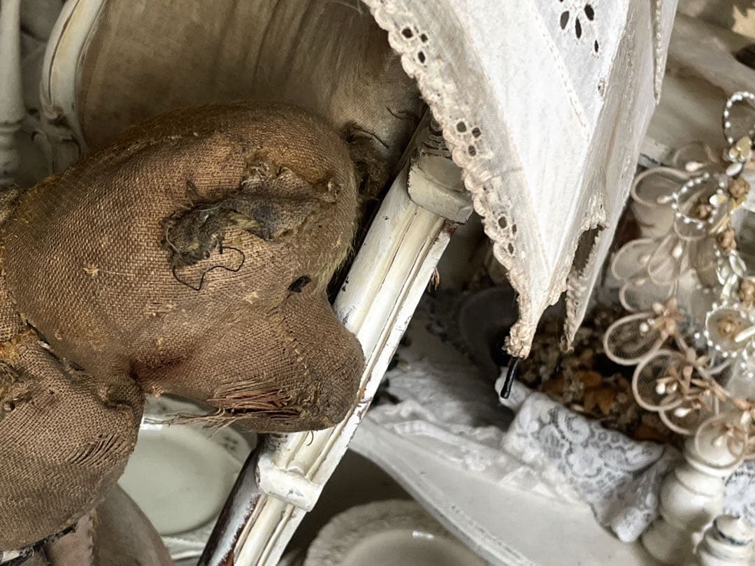 フランスアンティーク　アンティークベア　テディベア　くま　ボトムつき