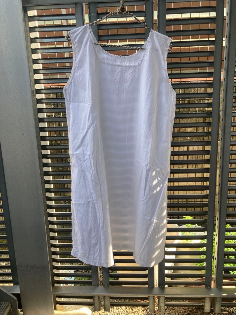 値下げ1920sフランスアンティークキャミソール　ヴィンテージthenime古着