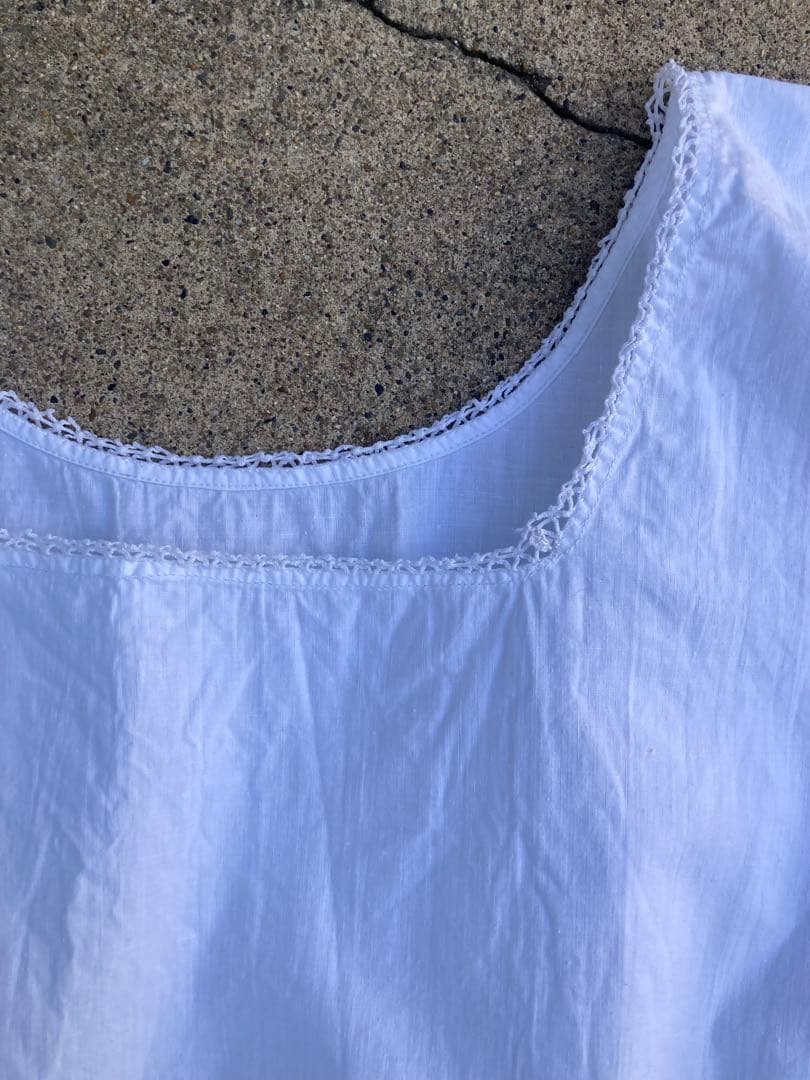 値下げ1920sフランスアンティークキャミソール　ヴィンテージthenime古着