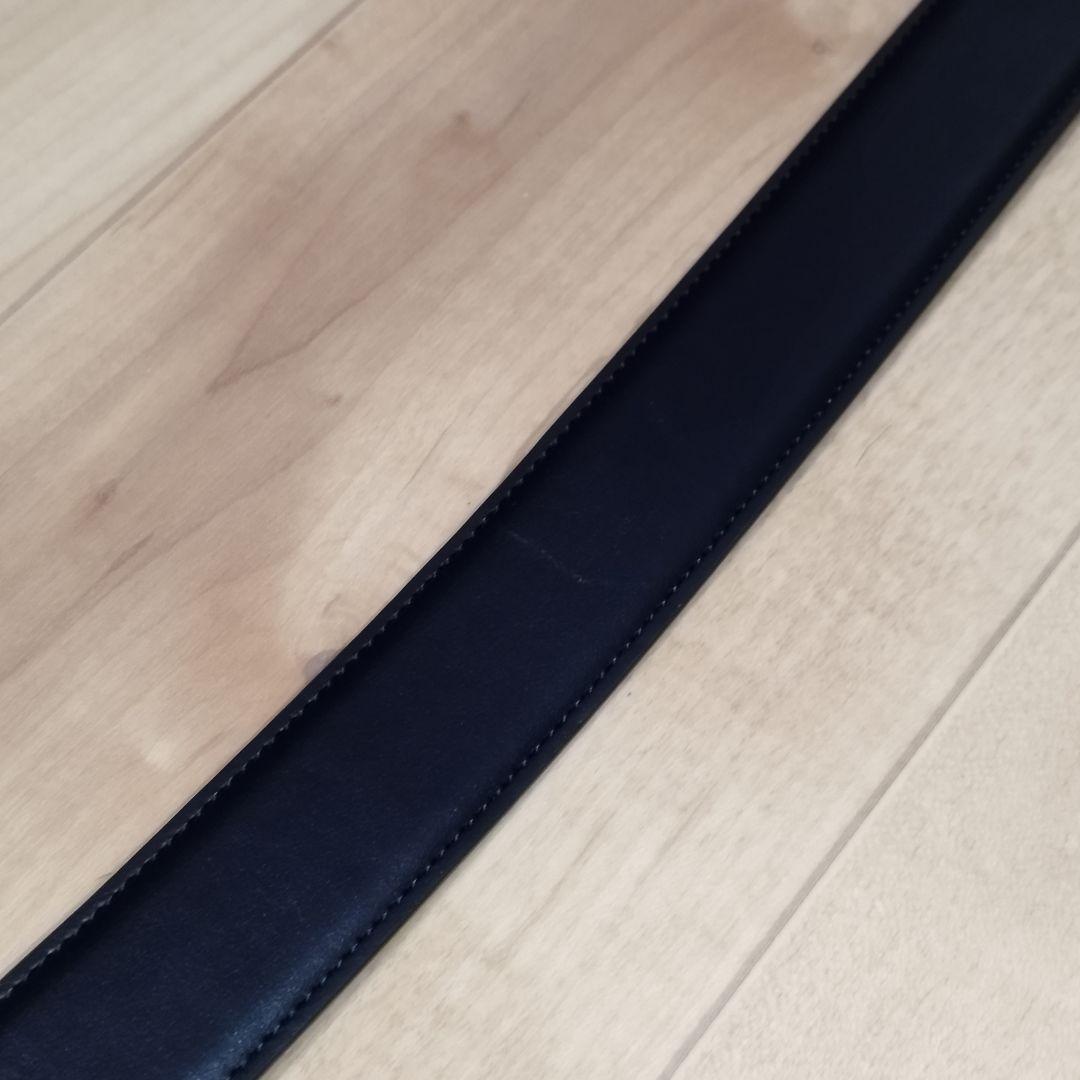 【美品】ジョンロブ　ベルト　カーフレザー　黒色　ブラック　85サイズ　メンズ