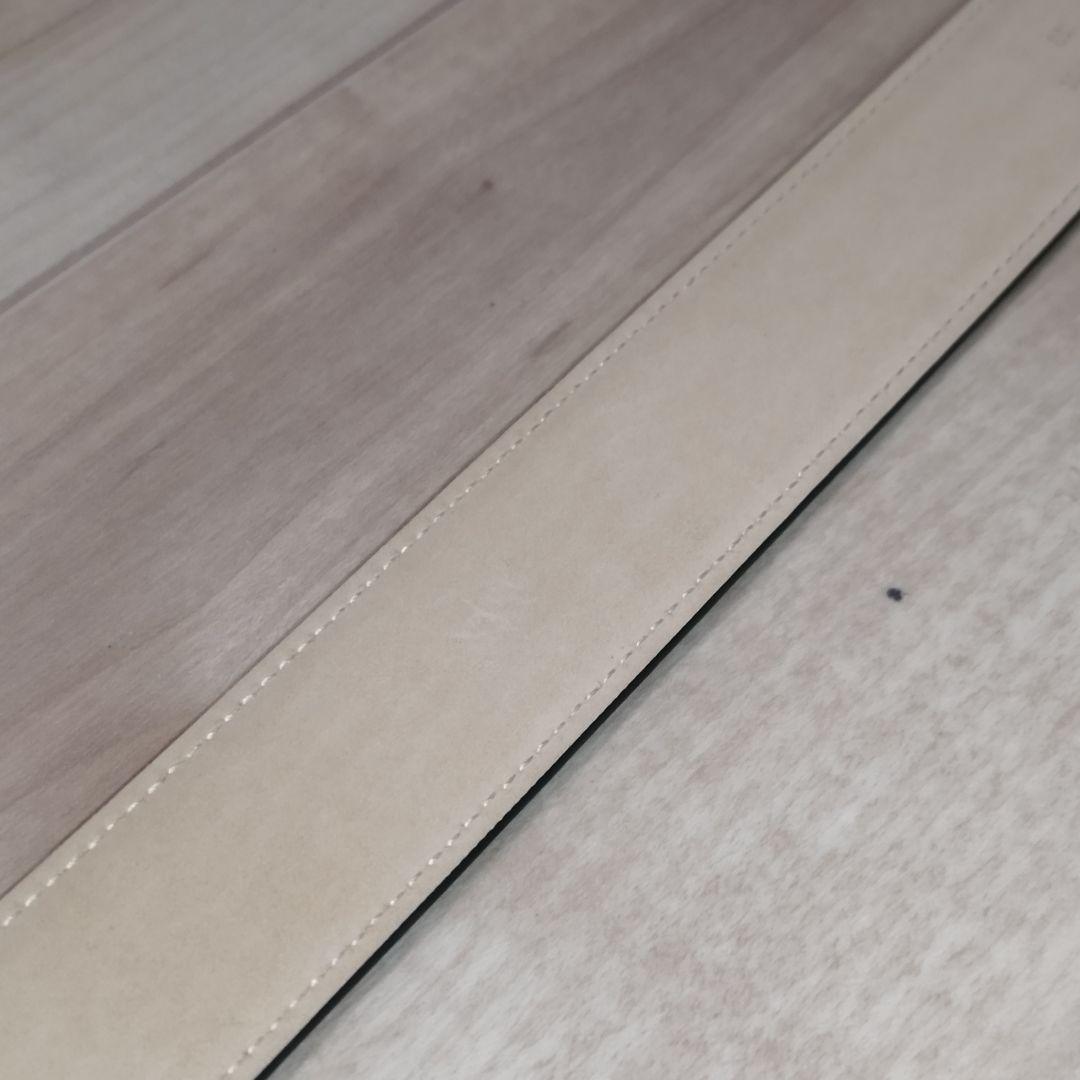 【美品】ジョンロブ　ベルト　カーフレザー　黒色　ブラック　85サイズ　メンズ