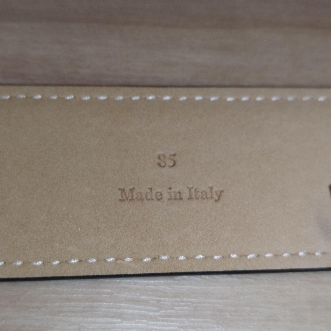 【美品】ジョンロブ　ベルト　カーフレザー　黒色　ブラック　85サイズ　メンズ